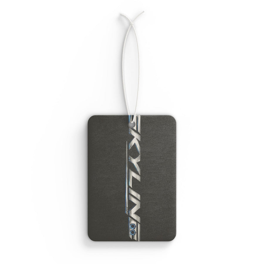 Skyline Vertical Logo Car Air Freshener – Automotive Scented Ornament
